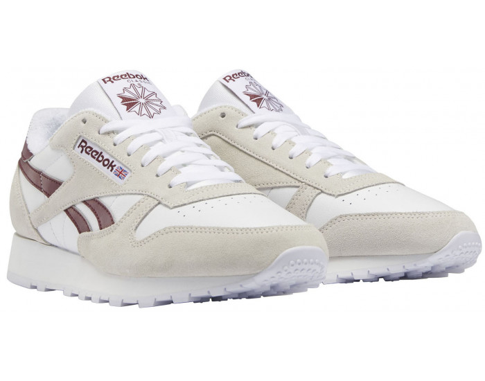 Reebok Classic Leather Grey Bordo