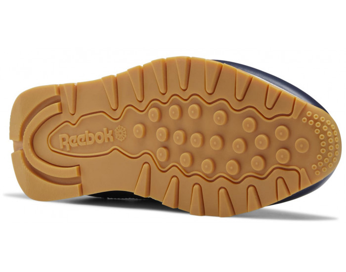 Reebok Classic Leather Gum Sole Navy Blue