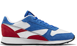 Reebok Classic Leather синие с красным