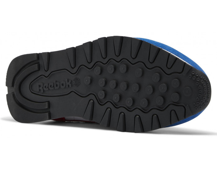 Reebok Classic Leather синие с красным
