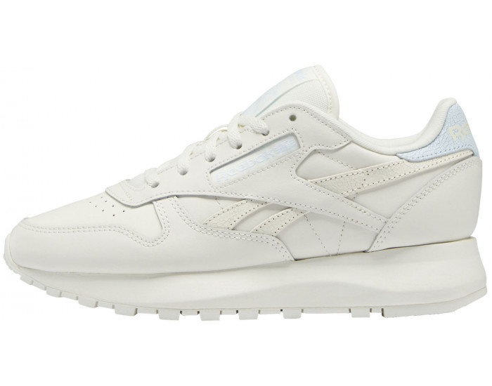 Reebok Classic Leather SP светло-серые с голубым