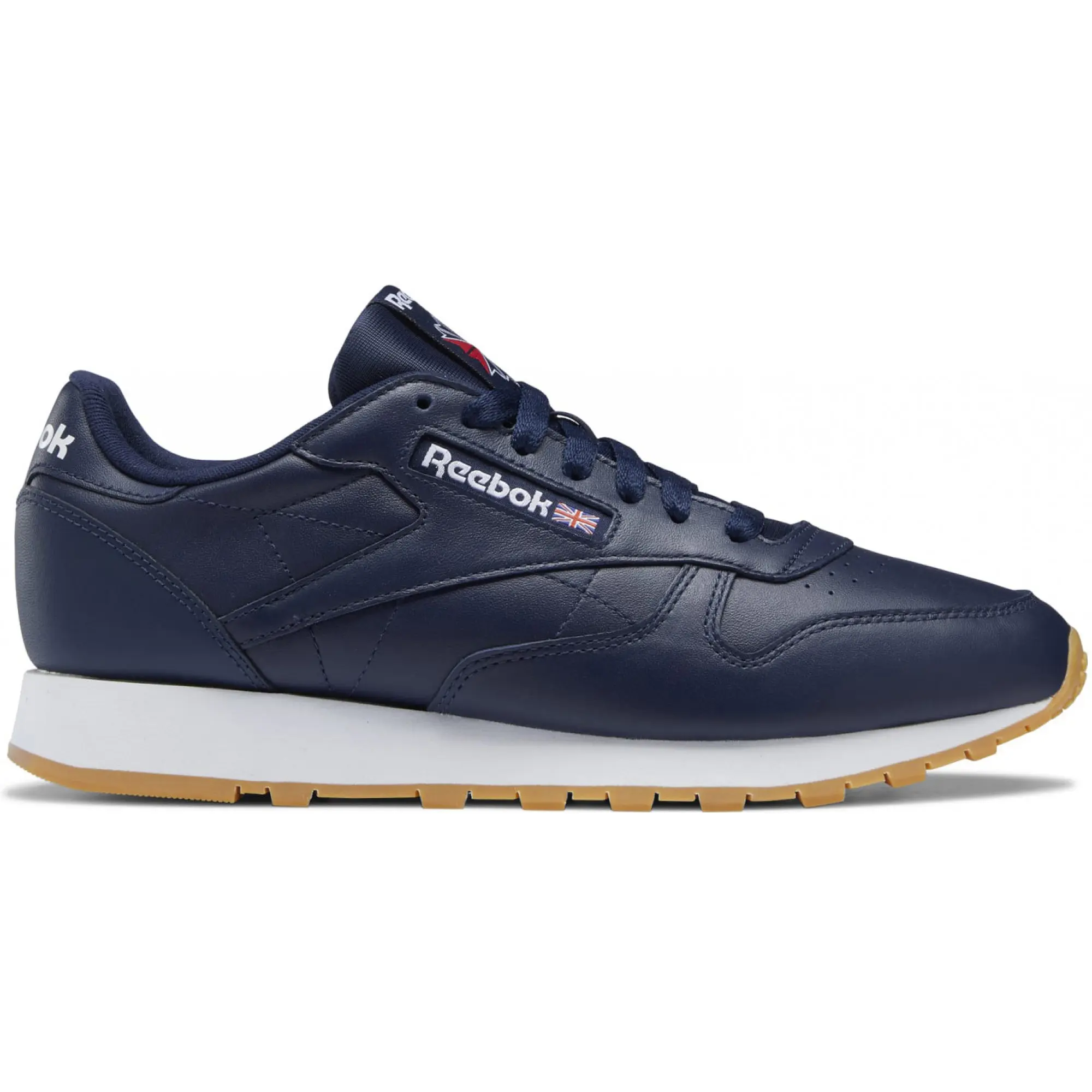 Reebok Classic Leather Gum Sole Navy Blue