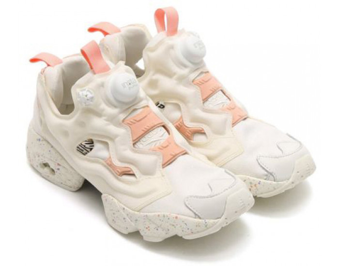 Reebok InstaPump Fury белые с розовым