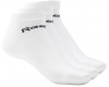 Носки Reebok Active Invisible Sock белые, 3 пары