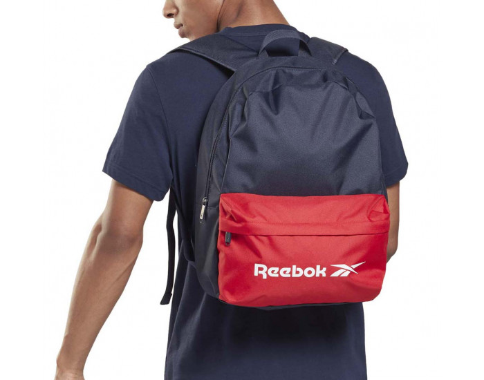 Рюкзак Reebok Active Core Large Logo Backpack синий с красным