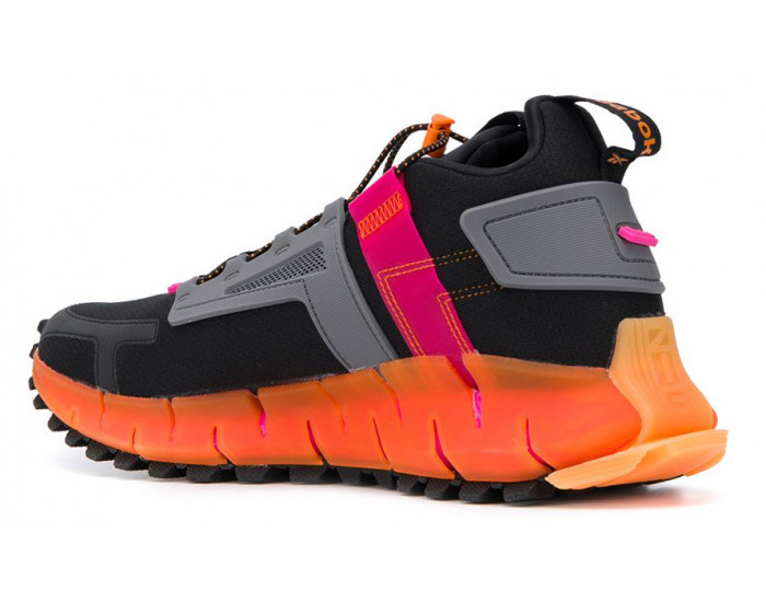 Reebok Zig Kinetica Edge Black Pink Orange