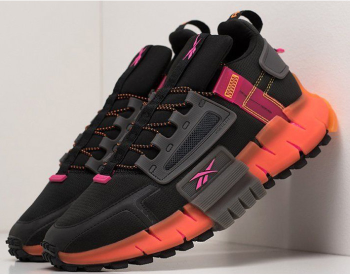 Reebok Zig Kinetica Edge Black Pink Orange