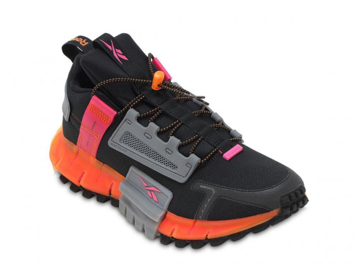 Reebok Zig Kinetica Edge Black Pink Orange