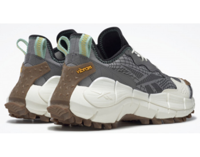 Reebok Zig Kinetica II Edge серые с белым