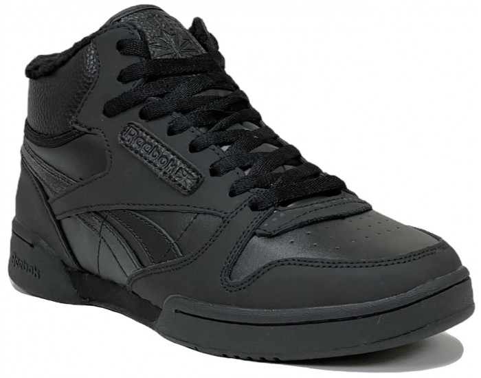 Reebok Classic Exertion Mid Black с мехом