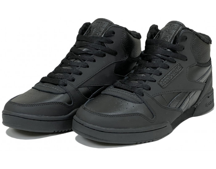Reebok Classic Exertion Mid Black с мехом